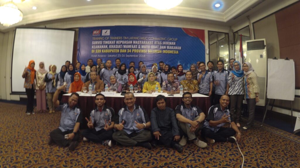 Training Of Trainer (TOT) Survei Tingkat Kepuasan Masyarakat BPOM Tahun 2018